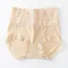 Ropa interior sin costuras de cintura alta de seda de hielo para mujer, talla grande, pantalones ajustados para abdomen y cadera, entrepierna de algodón, bragas de encaje transpirables para mujer