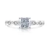 Anillo de Corona de Flores de Diamante de Alto Carbono de Venta Caliente en Vivo para Mujeres Incrustado con Joyería Paraiya Corte Flor de Hielo Super Brillante Dropshipping