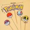 Set Sólido de 6 Piezas de Pokémon Caja Sorpresa Anime de Moda Figura de Juguete Cápsula Squirtle Adorno de Decoración para Coche