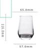 Vaso de Agua de Vidrio sin Plomo Cereza Roja Vaso para Cerveza Bebida Jugo Remojo Taza de Té para el Hogar Resistente al Calor Taza de Té para Habitación de Hotel