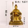 Estatua de Buda Emperador de Jade, Reina Madre de latón, venta al por mayor, artesanías de interior, adornos, entrega de una sola pieza