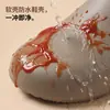 Pantuflas de punta impermeable de EVA para mujer, nuevo estilo 2026 para invierno, ropa de casa interior, antideslizantes, pantuflas de algodón con forro de felpa para hombre
