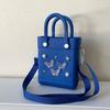 Bolsa de Praia EVA com Furos Desenho Animado Nova E-commerce Transfronteiriço DIY Armazenamento Criativo Impermeável Pequena Quadrada Bolsa Transversal