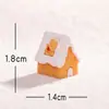 Paisaje en Miniatura Transfronterizo Creativo Casa de Nieve Navideña Señal de Calle Escena de Nieve Accesorios de Decoración DIY Pequeños Adornos de Escritorio