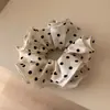 Textura de Alta Qualidade Cetim Auricularia Renda Círculo Intestinal Elástico de Cabelo Ponto Ondulado Acessório de Cabeça Elástico de Cabelo Acessórios de Cabelo Flor de Destaque Acessórios de Cabelo
