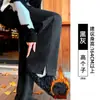 Pantalones de Pierna Ancha Mezcla de Lana Espiga Mujer Otoño/Invierno Cintura Alta Holgados Casuales Joggers Petite Tallas Grandes de Terciopelo Ajustados Rectos