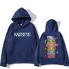Sudadera con capucha gráfica del grupo de chicas coreanas KATSEYE unisex estilo de dibujos animados retro