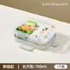Nueva Lonchera Compartimentada, Lonchera Apta para Microondas, Lonchera Portátil para Oficinistas, Set de Recipiente para Frutas al Aire Libre