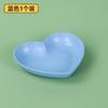 Fábrica de Origen Creativo Estilo Japonés Engrosado Plástico Forma de Corazón de Melocotón Plato para Escupir Huesos Plato Dist Plato de Fruta Plato para Snacks de Frutos Secos
