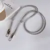 Cor Sólida Multitom Couro de Luxo Fivela de Metal Alça Transversal Ajustável Alça de Pescoço Adequado para Bolsas de Celular Cordão Feminino