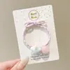 Lazo para el pelo de estrella dulce y lindo para niños, Cuerda para el pelo versátil de alta gama, Banda para el pelo de coleta alta, Goma elástica de alta elasticidad para niñas