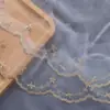 Encaje de Malla Bordado con Hilo Dorado de 7 cm de Ancho Accesorios Encaje de Malla Colorido Soñador Material para Ropa Hecha a Mano DIY Accesorios para el Cabello de Muñecas