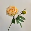 Flor Artificial de Peonía Estilo Chino Adornos de Decoración para Sala de Estar del Hogar Ramo para Mesa de Comedor Accesorios para Fotografía de B&B Hotel
