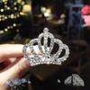Pente de Cabelo e Acessórios de Cabelo Infantis, Coroa de Dança de Princesa, Acessórios de Cabelo para Bebê, Mini Coroa Infantil Estilo Coreano, Pequena Coroa de Pente