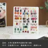 Tablero de exhibición para arte de uñas Placa de impresión estilo japonés Forma de uña de celebridad de internet Pieza de uña acrílica Accesorios de trabajo Modelo Tienda Placa de color