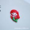 Accesorios de resina para bricolaje, sirena, princesa, crema, pegamento, funda de teléfono, decoración, caja para pezones, caja de almacenamiento, enjuague bucal, parche para taza