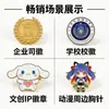 Insignias metálicas hechas a medida, incluyendo emblemas escolares pintados, insignias de eventos y insignias, pines y medallas con temática de dibujos animados/anime