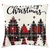 Transfer de Calor Transfronteiriço Presente de Natal Impressão em Lado Único Amazon 45*45cm Fronha Estilo Natalino Presente