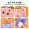 Toalla de Mano de Oso de Dibujos Animados Espesada de Tres Capas Absorbente de Terciopelo Coral Toalla Colgante Baño Cocina Toalla de Mano para Niños