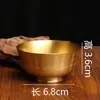 Jarra de Cien Bendiciones de Latón, Jarra de Arroz, Cuenco del Tesoro, Buena Fortuna y Prosperidad, Pequeños Adornos de los Cinco Tigres, Jarra de Cien Bendiciones, Cenicero, Artesanías de Té y Vino