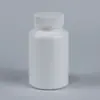 80-500ml con Tapa Única Patrón Vertical Tapa de Rosca Oral Sólido Medicinal Botella de Polietileno de Alta Densidad Botella de Plástico HDPE