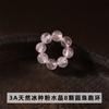 Joyería Jingde, 11 mm, cristal natural, pequeñas cuentas redondas, anillo para correr, piedra lunar, ágata, accesorios para pulseras DIY, venta al por mayor