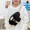 Nueva Moda Simple Bolso de Pecho para Niños Mochila Pequeña de Viaje Estilo Coreano Estilo Harajuku Bolso de Cintura Atractivo para Niños y Niñas