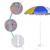 Venda Direta de Fábrica de Guarda-sóis de Praia em Várias Cores Degradê de Poliéster (Listras) com Ventilação, Vários Guarda-sóis Grandes e Pequenos para Proteção Solar
