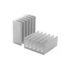 Disipador de calor para chip de CPU 22*22*10mm radiador electrónico fuente de alimentación bloque de aluminio de conducción de calor bloque de disipación de calor DIY