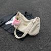 Bolso de Lona Casual de Verano para Mujer 2023 Nueva Llegada Moda Estilo Coreano Bolso Dumpling Versátil ins Hombro Bandolera