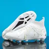 Zapatos de fútbol con tachuelas largas y de césped para adultos para hombre, aptos para entrenamiento en césped y competición, zapatos deportivos ligeros al por mayor