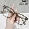 Armazón de Gafas TikTok Trendy TR90 Apariencia Sencilla Personalidad Versátil Unisex Anti Luz Azul Transfronterizo 8612 con Miopía