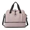 Bolsa de Viagem Expansível de Grande Capacidade para Curta Duração para Mulheres, Bolsa Leve para Fitness, Separação Úmido e Seco, Impermeável, Resistente ao Desgaste, Bolsa de Bagagem, Bolsa de Armazenamento