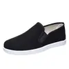 Sapatos de pano Novos Velhos de Pequim sapatos baixos sapatos casuais para exterior estilo étnico sapatos de lona sola multicamadas sapatos masculinos 38 a 45