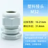 Sachuang M12-M63 Cabezal de Prensaestopas Sellado de Plástico Color Negro y Blanco Se Puede Personalizar con Cabezal Fijo Integrado Cabezal de Cuerda de Plástico
