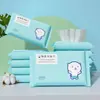 Toalla facial desechable, portátil y extraíble, toalla suave de algodón puro para mujer, toalla para limpieza facial, toalla desmaquillante, toalla para bebé de doble uso húmedo y seco