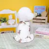 Roupa de Verão Fina para Animais de Estimação para Cachorros, Anti-Queda, Adequada para Teddy, Lulu da Pomerânia, Bichon e Outros Cachorros Pequenos, Vestido com Suspensórios e Saia de Tule