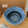 Sombrero de Pescador de Mezclilla Lavada del Fabricante para Mujer, Sombrero de Cubo Vintage Desgastado, Sombrero de Sol Versátil para Hombre, Al por Mayor en Stock, Se Puede Enviar en Nombre de Terceros