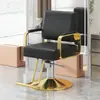 Cadeira de barbeiro, cadeira de cabeleireiro moderna, cadeira especializada para corte de cabelo, altura ajustável, giratória, assento de alta qualidade para permanente e coloração