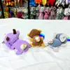 Suministros para mascotas: cola de cuerda de algodón afelpado, juguete de dibujos animados que hace sonido, juguete interactivo para morder para perros, producto transfronterizo