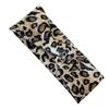 Diadema de Terciopelo Coreano con Estampado de Leopardo para Mujer Lavado de Cara Deportes Estampado Nudo Cruzado Accesorios para el Cabello Diadema al por Mayor Ropa para la Cabeza Absorbente de Sudor