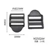 Fabricante de Hebillas para Bolsas Hebilla de Ajuste Curva de Cuatro Velocidades 2.5 Hebilla Trapezoidal Hebilla de Malla Hebilla de Ajuste para Correa de Mochila Hebilla de Sujeción