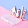 Kit de cuidados com as unhas do bebê kit cortadores de unhas de bebê lixa de unha infantil tesoura de unha pinça de nariz kit atacado