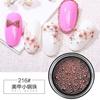 Material para arte de uñas estilo japonés bola de acero de tres colores bola metálica estilo punk tamaño que combina con todo mixto lunares joyería para uñas