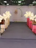 Accesorios de Boda Estilo Chino Arte de Hierro Flor de Peonía Brillante Luces de Camino Pasarela Escenario Fondo Decoración Arreglo