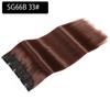 Pieza de extensión de cabello europea y americana, peluca de cinco clips, pieza de peluca de cabello largo liso, pieza de extensión de cabello de peluca sin costuras, peluca de Xuchang