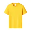 Camiseta de Algodón Peinado Impresión de Logo Personalizado Camisa Publicitaria Algodón Puro Cuello Redondo Ropa de Trabajo Uniformes de Clase Camisas Culturales Venta al por Mayor Transfronteriza
