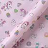 Grande Papel de Embrulho de Desenho Animado Caixa de Presente Papel Colorido Decorativo Papel Infantil Flor de Férias Caixa Airdrop Papel Decorativo