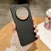 Adecuado para Funda de Teléfono Móvil Huawei Mate80, Piel Kevlar Sensación Pura Pura80 Cubierta Completa Patrón Fibra de Carbono Nova14 Funda Protectora