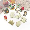 Accesorios para Joyería DIY de Estilo Retro Nostálgico con un Ambiente de los 80 y 90: Bicicleta, Máquina de Coser, Cámara, Colgantes de Esmalte de Aleación